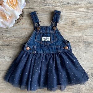 GAP Denim Dress Overalls | Flare Bottom (3 mo)
